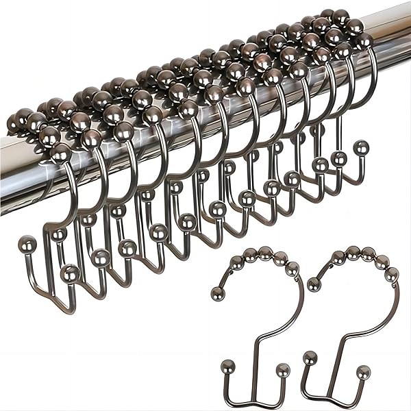 BATHDESIGN Duschkrokar i brons 12-pack