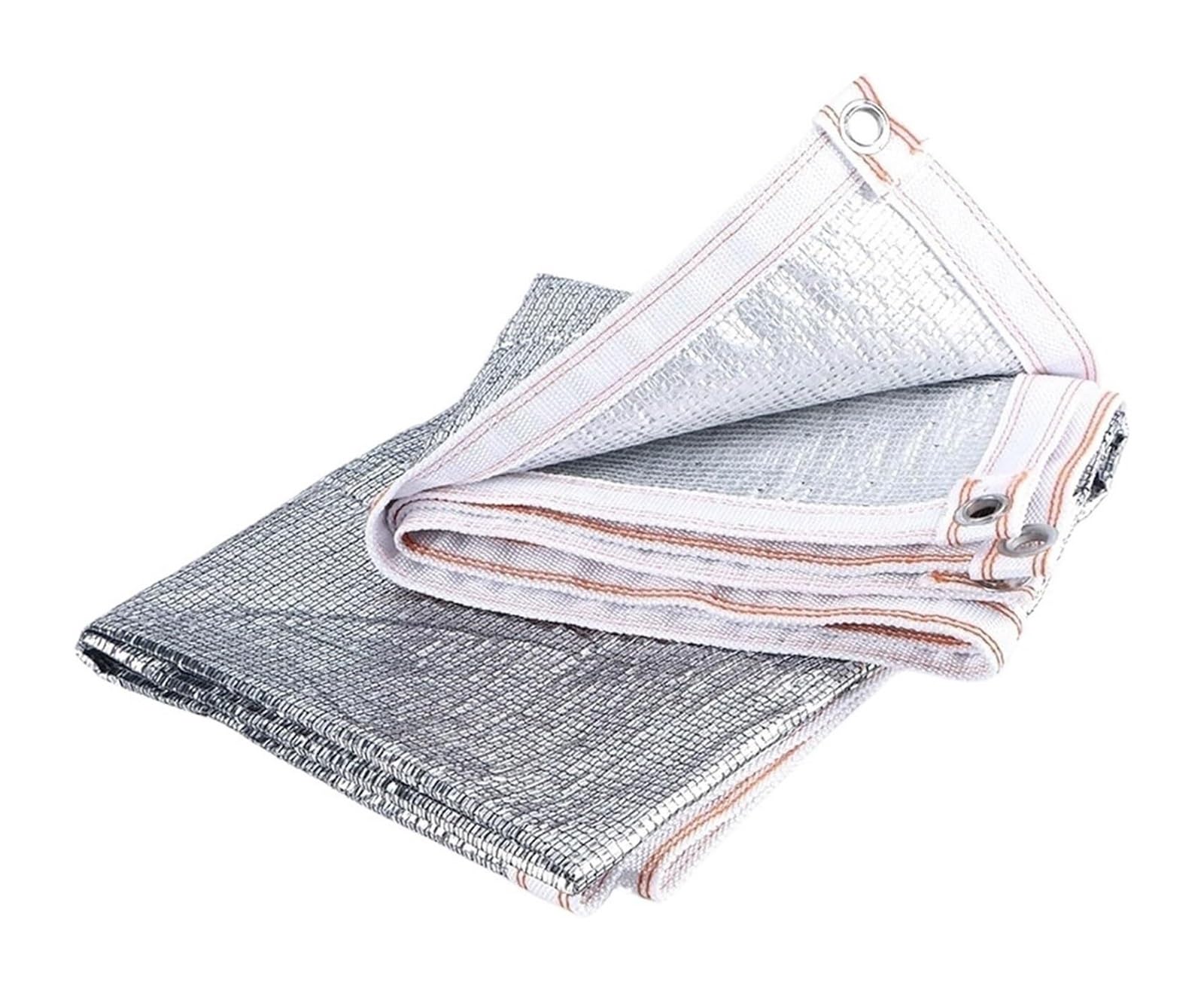 Tissu d'ombrage en aluminium 99% bloquant bâche réfléchissante 2mx2m pour jardin