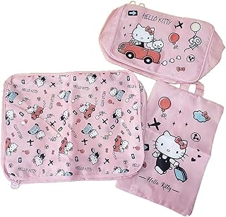 【3点セット】ハローキティ スヌーピー トラベルポーチ 旅行収納ポーチ 旅行用ポーチ 衣類収納 出張 整理 便利グッズ 靴用 シューズ 小物入れ パッキング 軽量 大容量(キティ) 【3点セット】ハローキティ スヌーピー トラベルポーチ 旅行収納ポーチ 旅行用ポーチ 衣類収納 出張 整理 便利グッズ 靴用 シューズ 小物入れ パッキング 軽量 大容量(キティ)