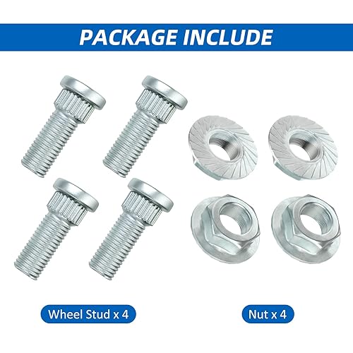 Miniatura 7 de Pernos de rueda trasera para Polaris Sportsman Ranger Outlaw Magnum Trail Blazer Trail Boss Predator Scrambler Xpedition Xplorer Xpress ATP Hawkeye