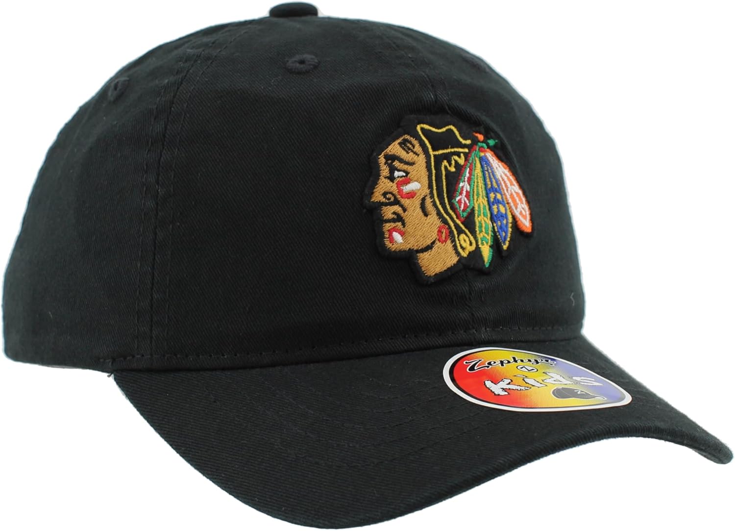 ZHATS NHL Unisex Kids NHL Officially Licensed Youth Adjustable Hat Scholarship Icon Black - Image 5