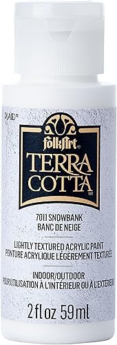 FolkArt, Snowbank 7011 - Pintura acrílica variada de 2 fl oz  2.0 fl oz Terra Cotta para fácil aplicación para manualidades, suministros de arte con