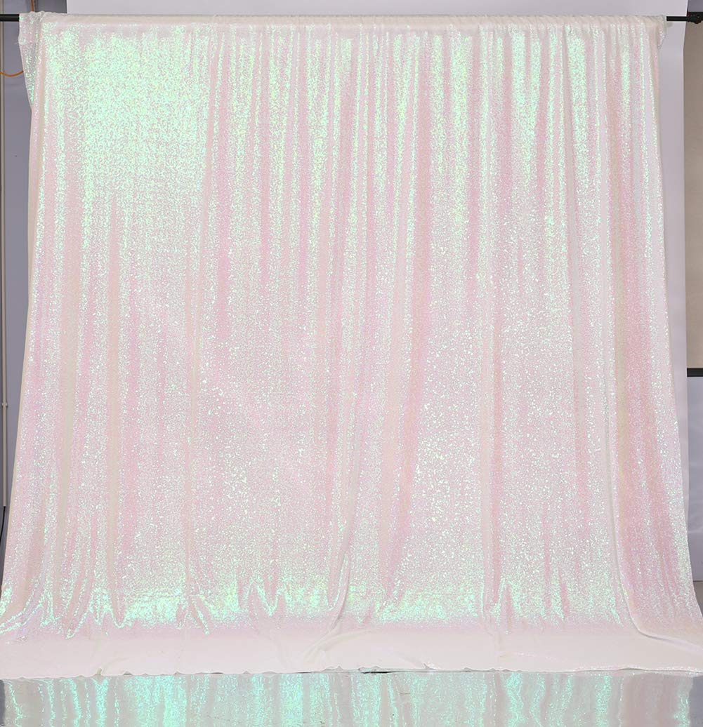 Sequin Backdrop 183x243cm Iridescent Shinny Sequin Photography Backdrop Party Prom Wedding Youtobe Banquet Photo Background (6x8 feet) — view 20