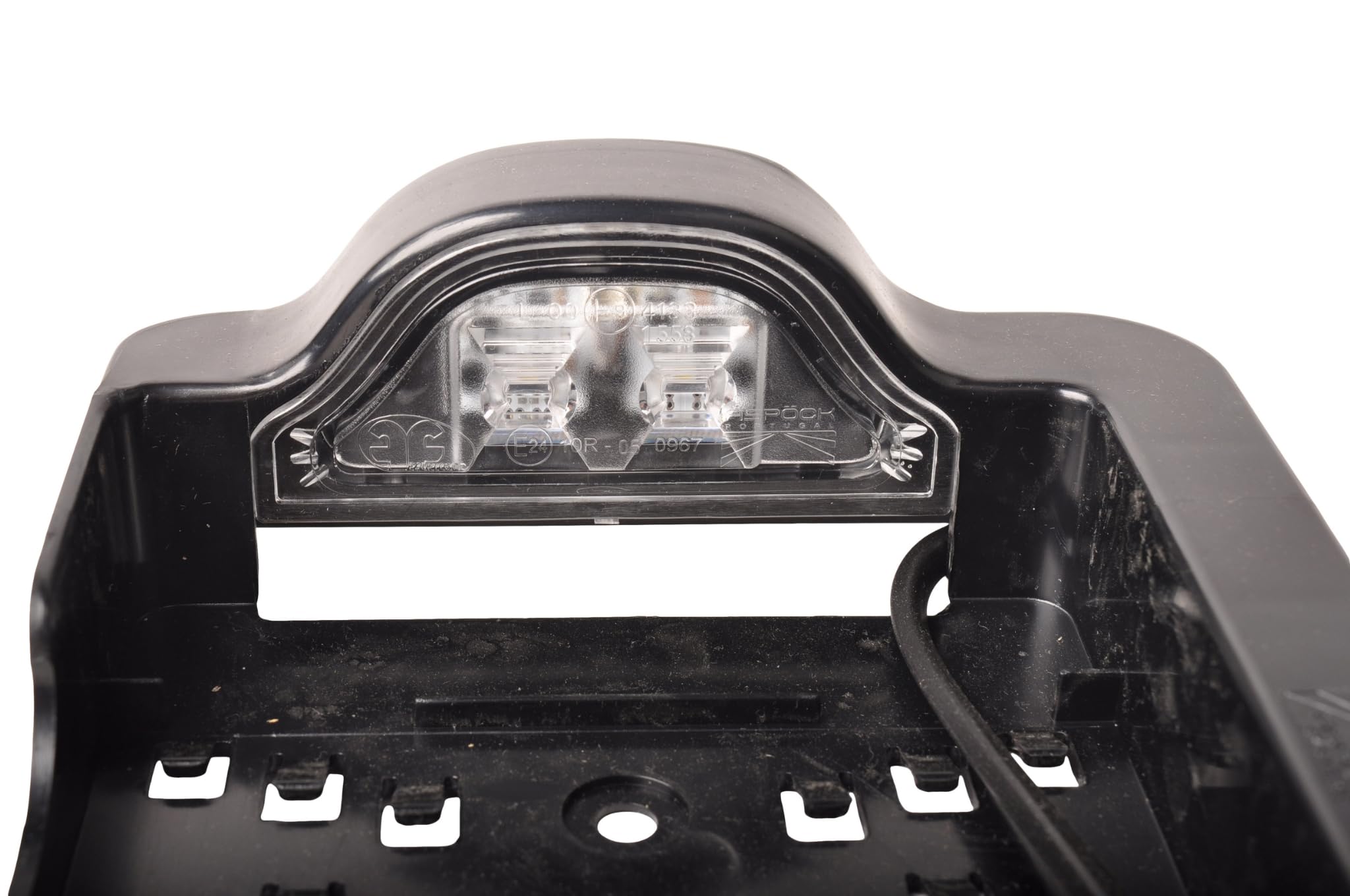 kenteken Plaat houder + kentekenverlichting LED DC 800 mm