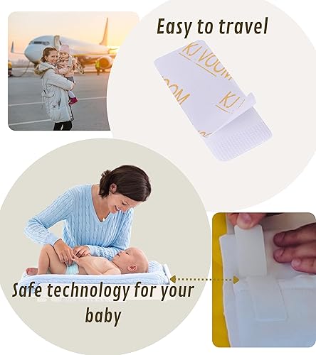 Miniatura 7 de Sujetadores adhesivos de tela para pañales, ajuste de pelado, reemplazan los pasadores y broches de pañal, pestañas de gancho y bucle para