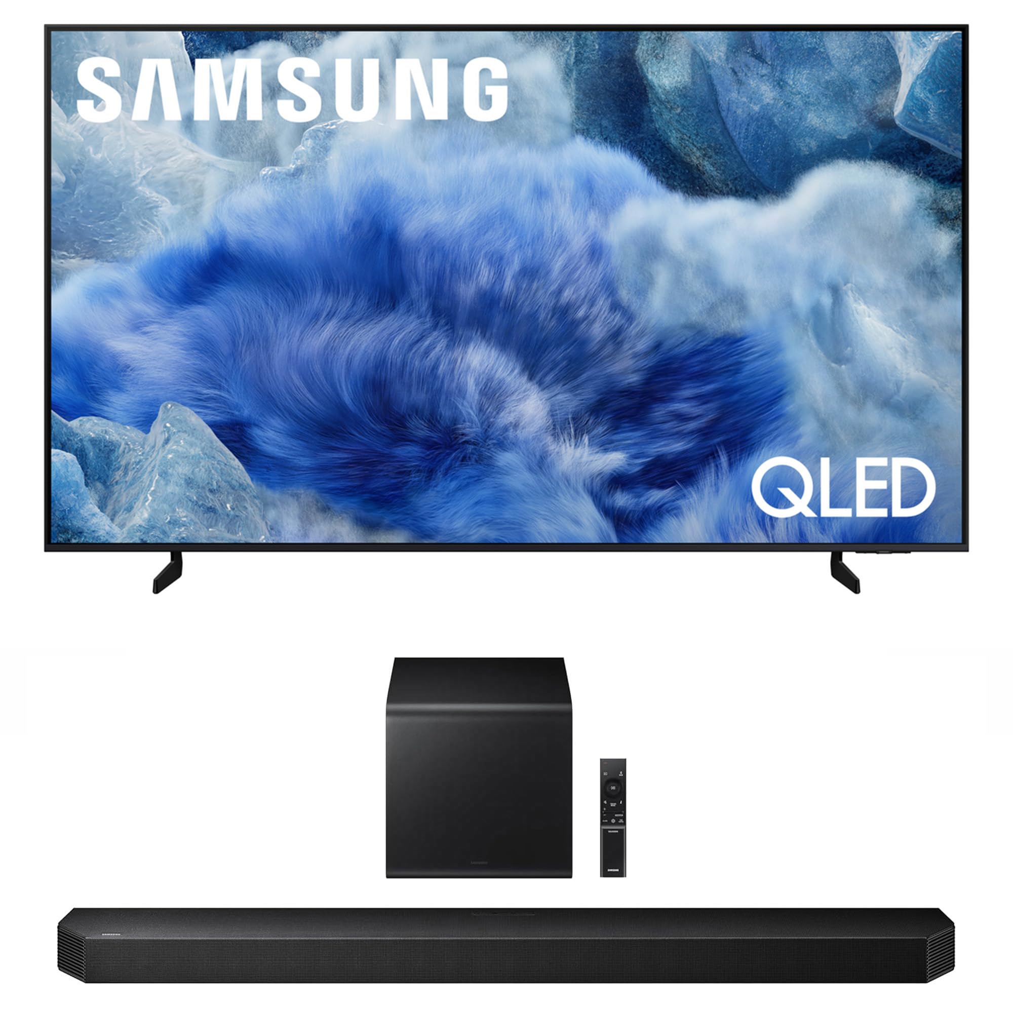 Samsung QN75Q8FAAFXZA 75 Inch Class QLED Q8F 4K Vision AI Smart TV with a HW-Q800F Q Series Soundbar 5.1.2 Ch Subwoofer (2025)