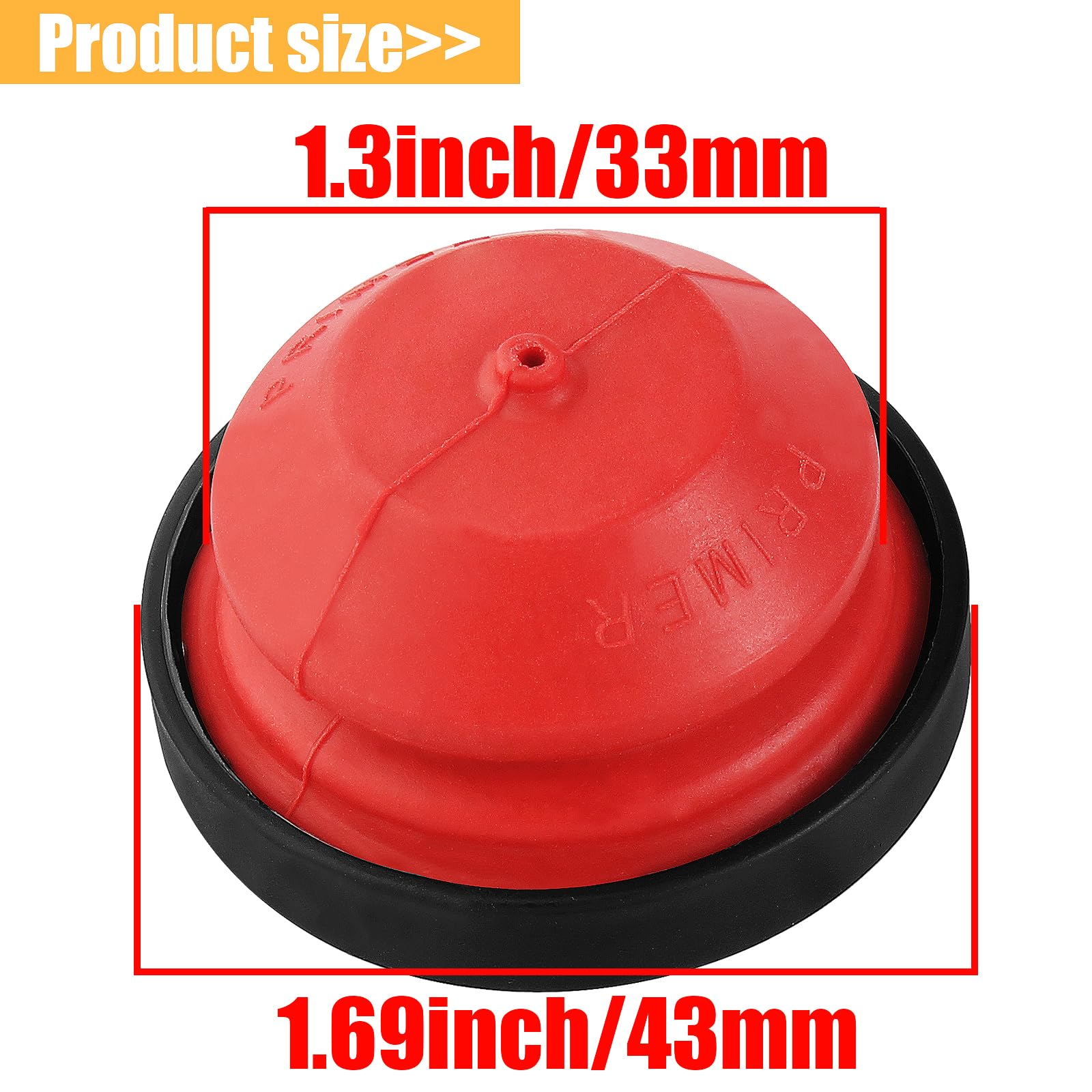 QAZAKY 5pc Primer Bulb for Tecumseh 570682 75110639 056200 95110639A Snowblower HMSK100 HMSK105 HMSK110 HS40 HS50 HSK30 HSK35 HSK40 HSK50 HSK60 HSK70 HSK60 HSK70 HSK600 HSK635 HSK840 HSK845 HSK850 - Image 2