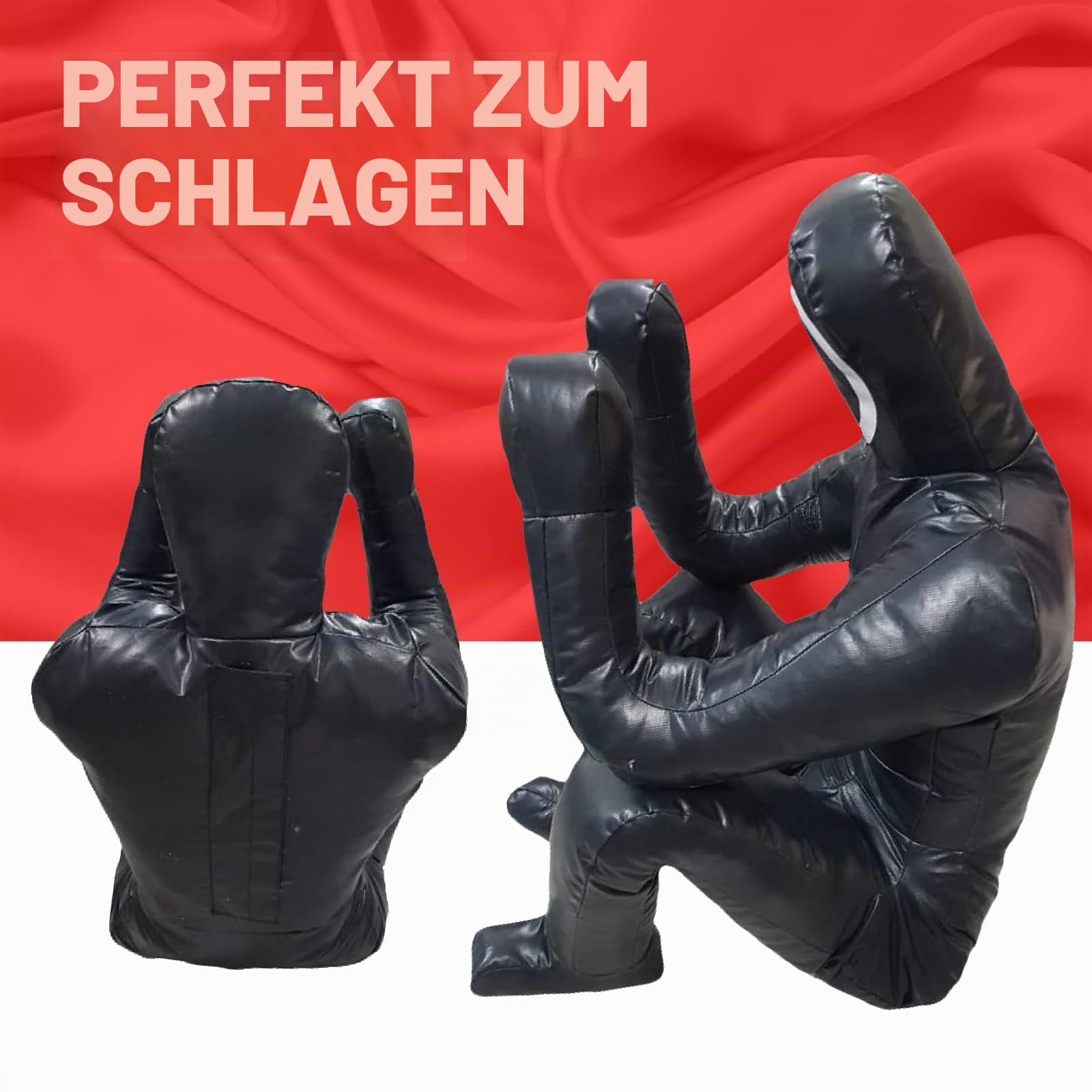 Shelly MMA Grappling Dummy Selbstverteidigung Training Judo Boxsack Schnuller BJJ Wrestling Schnuller sitzend verteidigt Position brasilianischer JIU Jitsu Submission Vinyl Stoff Schnuller