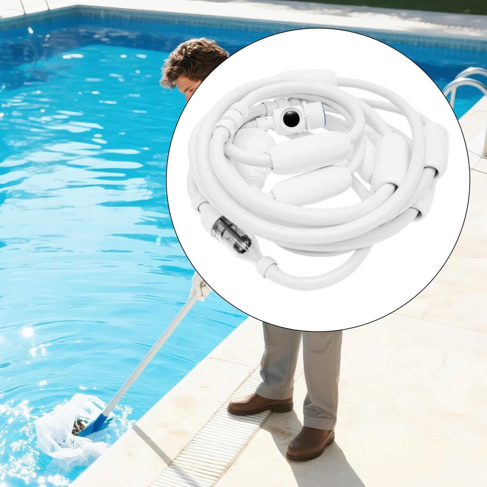 Harilla Ensemble Tuyau d'alimentation pour Le Nettoyage Piscine - Nettoyage Piscine fiable et Professionnel - Remplace, Tête Flottante Non Incluse