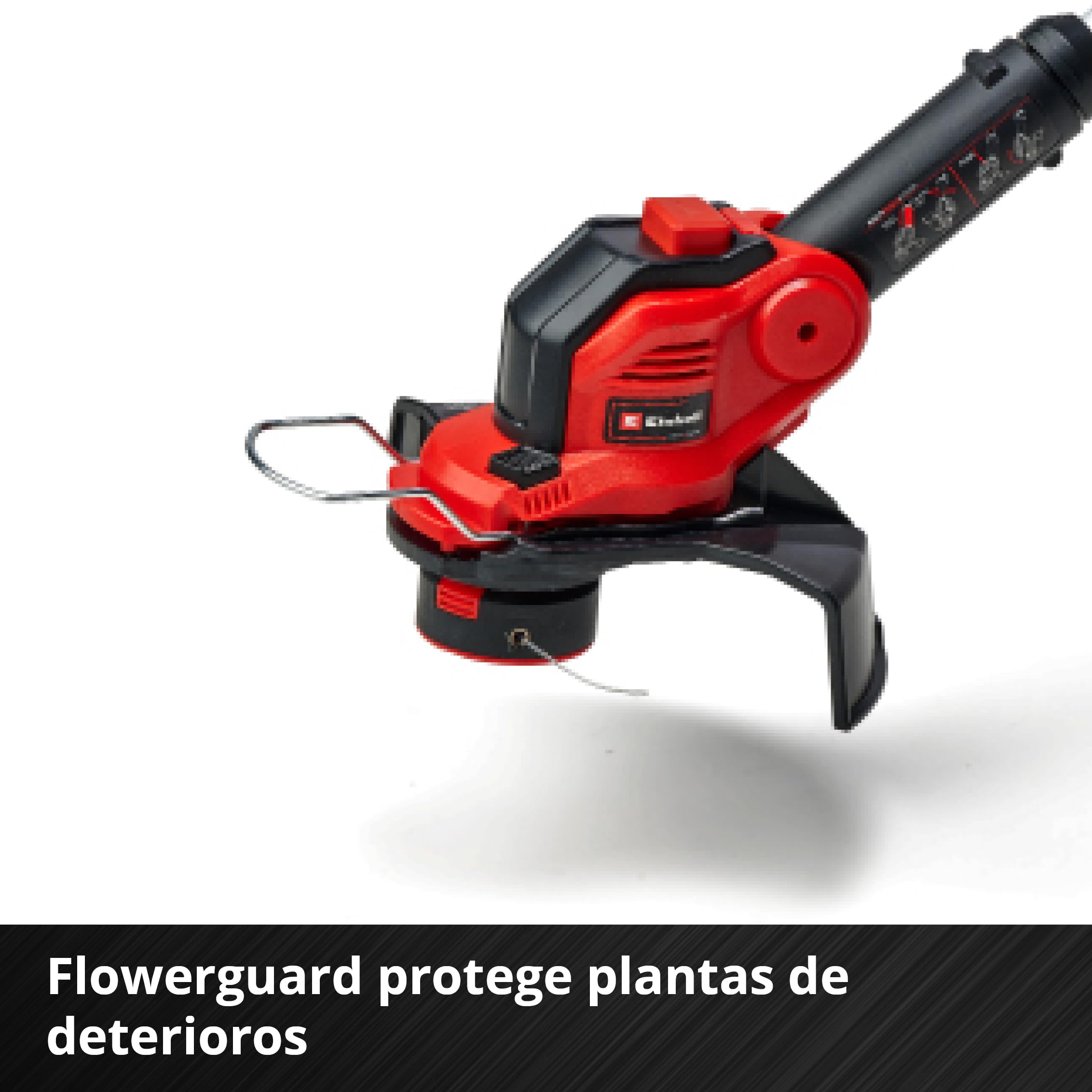 Einhell Recortadora de césped con batería GE-CT 18/28 Li-Solo Power X-Change (Iones de Litio, 18 V, 28 cm de Anchura de Corte, Hilo, Cabezal Motor Giratorio e inclinable, sin batería ni Cargador)