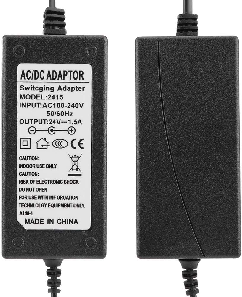 Etiqueta de l'adaptador de corrent Bewinner amb les especificacions