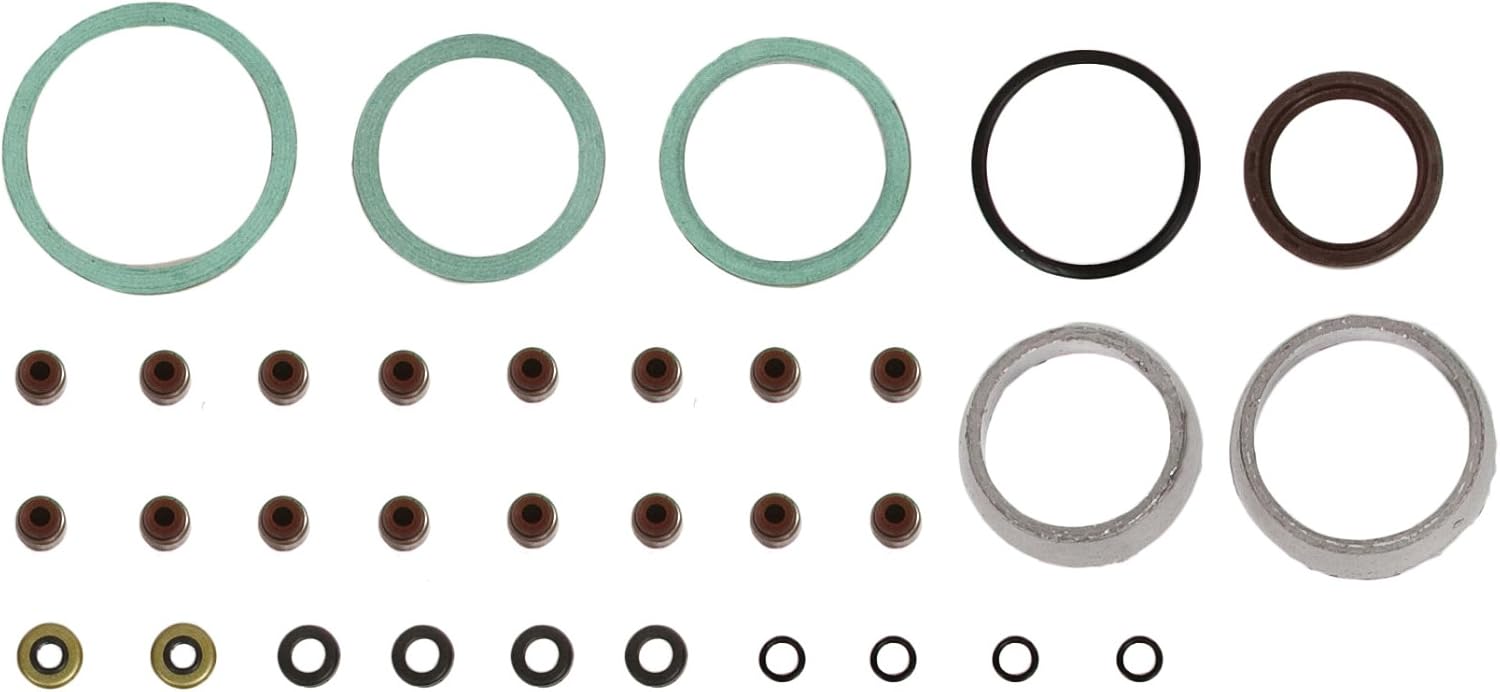 Evergreen FSHBIEV2024-2 Full Gasket Set Head Bolts Intake Exhaust Valves Compatible With 00-08 Toyota Corolla Celica GT Matrix XR Chevrolet Prizm 1.8L 1ZZFE