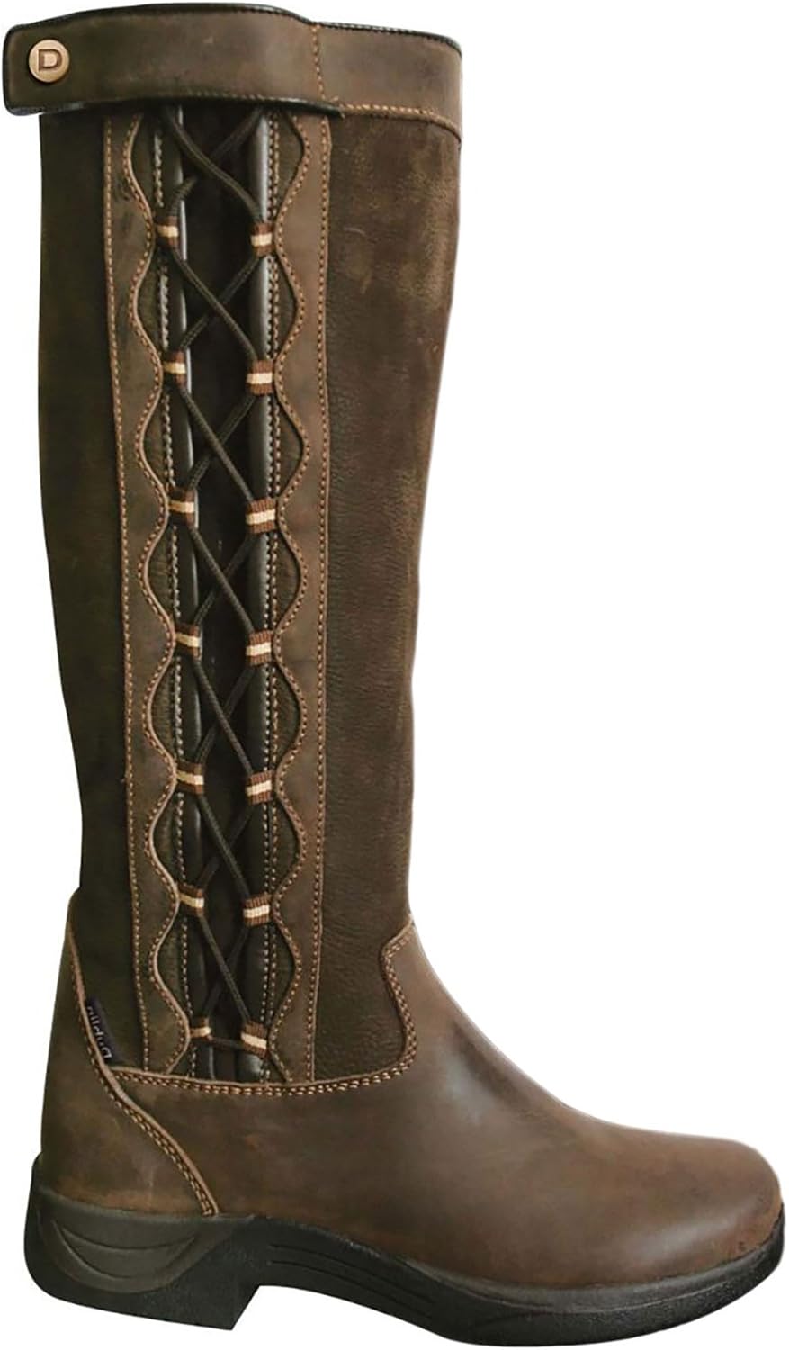 Dublin EasyCare Premier Half Chaps Brown Easy Stretch Unisex