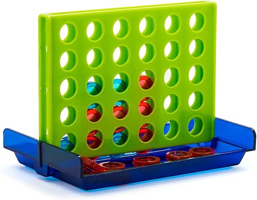 Miniatura 2 de JA-RU Mini Connect Travel Game Board (12 juegos de conexión) juegos de mesa familiares para niños y adultos. Juegos originales de tamaño de viaje de