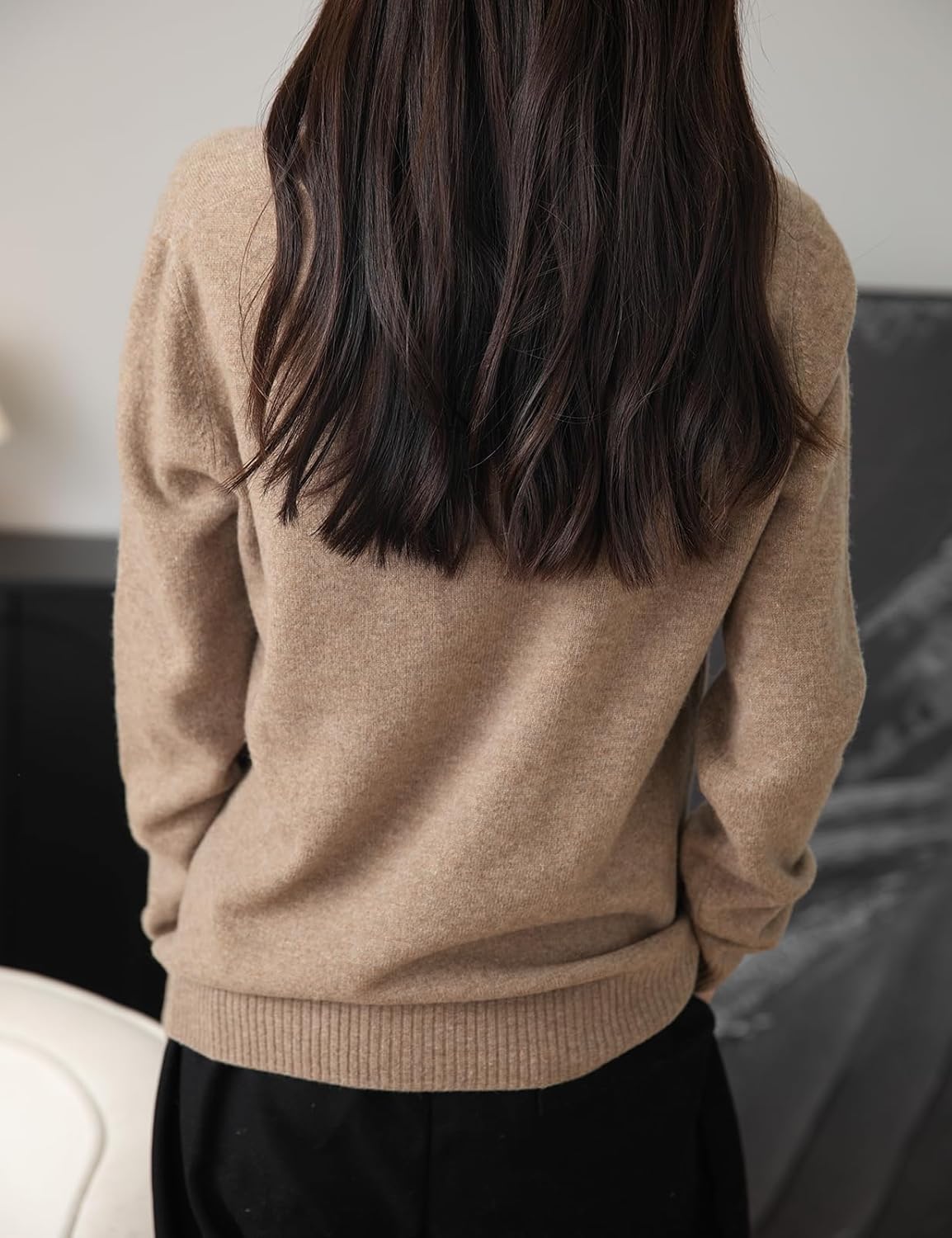 Chanyarn Women's 100% Merino Wool Cardigan 2025 Fall Winter Sexy V Neck Long Sleeve Lightweight Knit Cardigan Sweater - Image 6