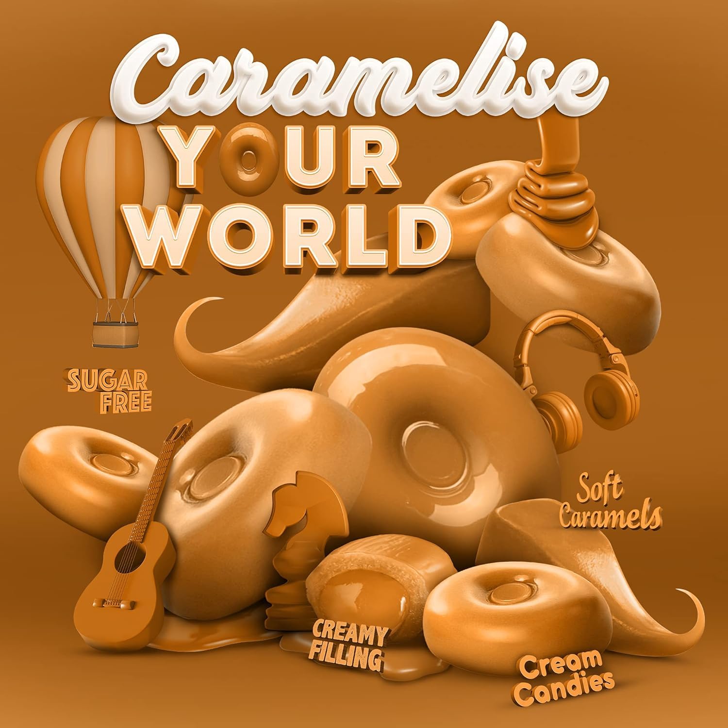 Storck Werther's Original Cream Candies, Decadent Foods Traditional Hard Caramel Sweets, Super Pack, 800g (Product Of Germany) Get Flavourito Kunafa Chocolate 20g Absolutely Free From DECADENT FOODS 4