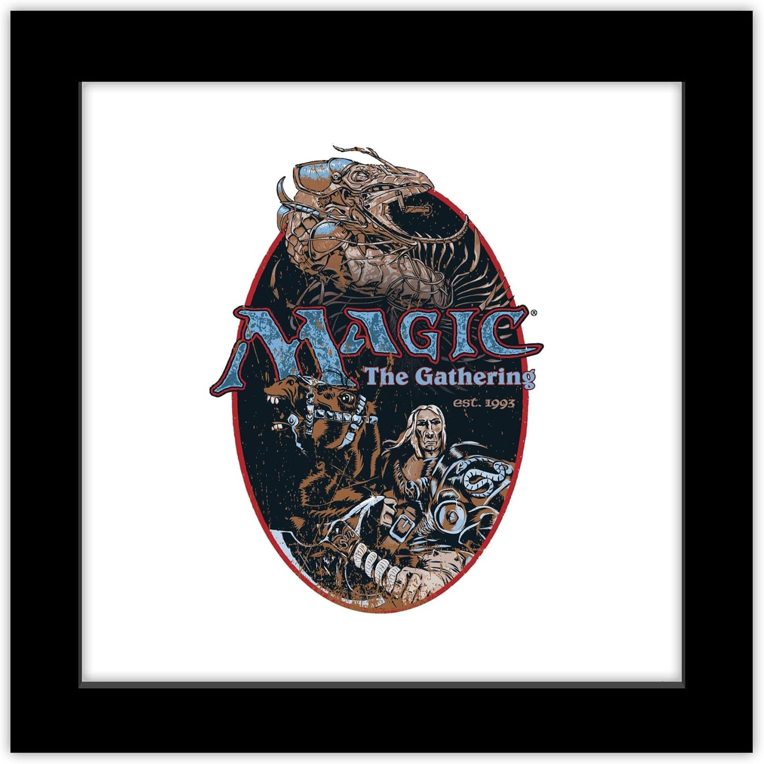 Gallery Pops Magic The Gathering - Retro 5th Edition Core Badge Wall Art, 12" x 12" Gallery Pops Wall Art, Stretched Canvas