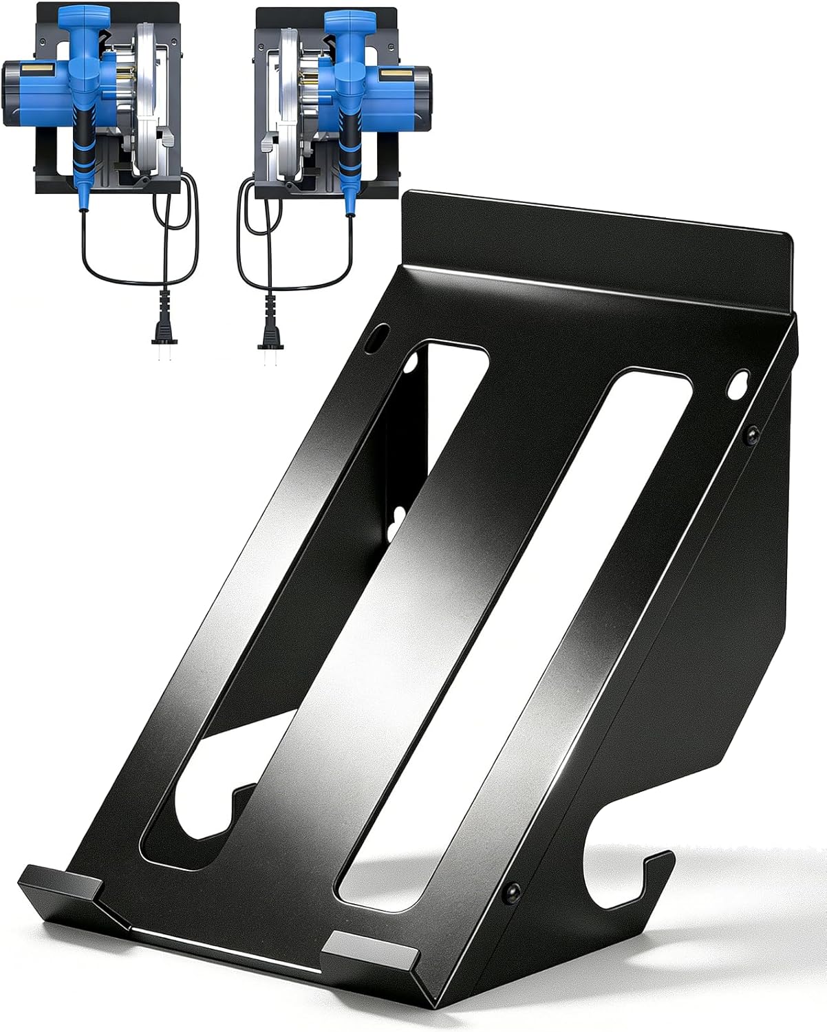Circular Saw Holder Wall Mount Metal Storage Rack Organizer for Most of Circular Saw Home Shed Garage Workshop