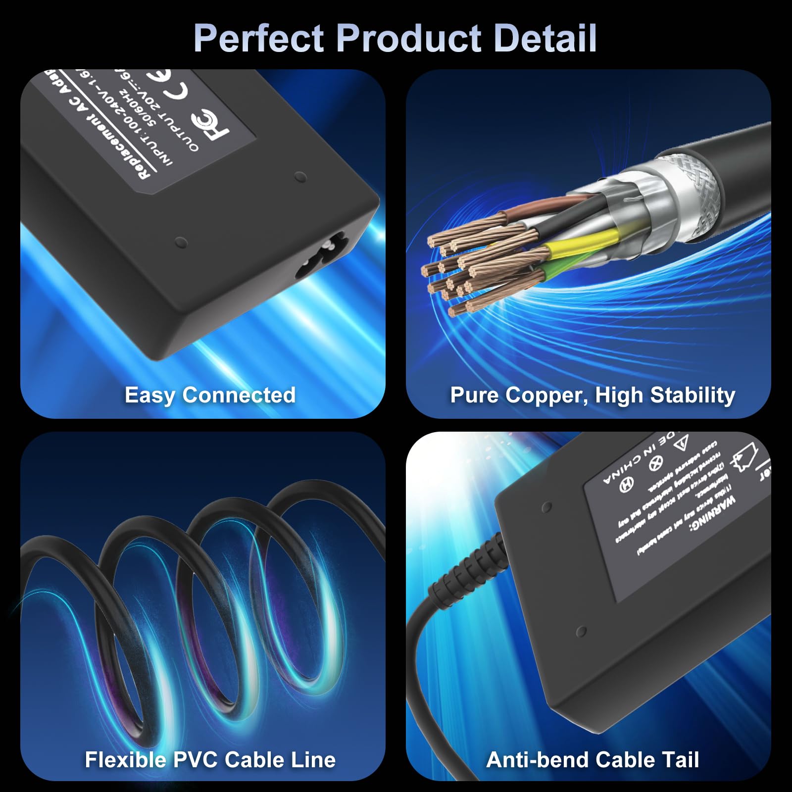 Caricabatterie 120W compatibile con laptop MSI Thin