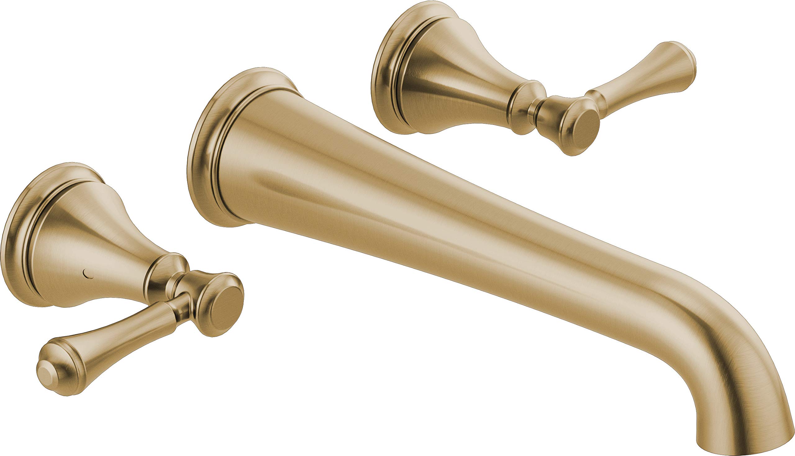 Delta Faucet Traditional Wall-Mounted Tub Filler - T5797-CZWL 