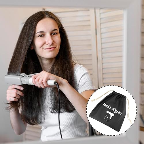 Miniatura 3 de 2 bolsas para secador de pelo con cordón, bolsa para secador de pelo y todas las herramientas de peinado, secador de pelo para uso en casa, hoteles,