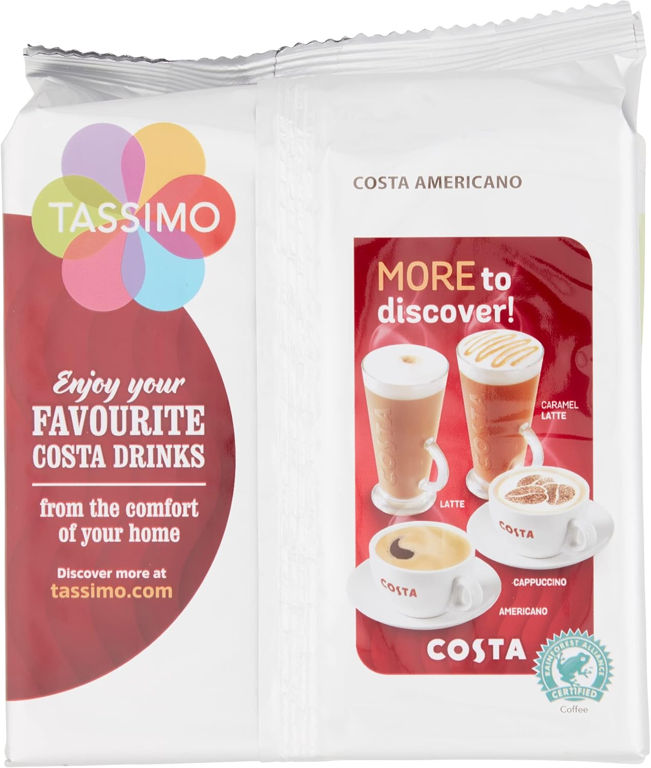 Buy Tassimo Costa Americano Coffee Pods 