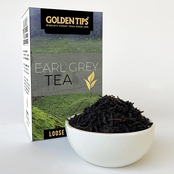 Golden Tips Earl Grey Loose Leaves Black Tea (3.53oz - 100 gram)