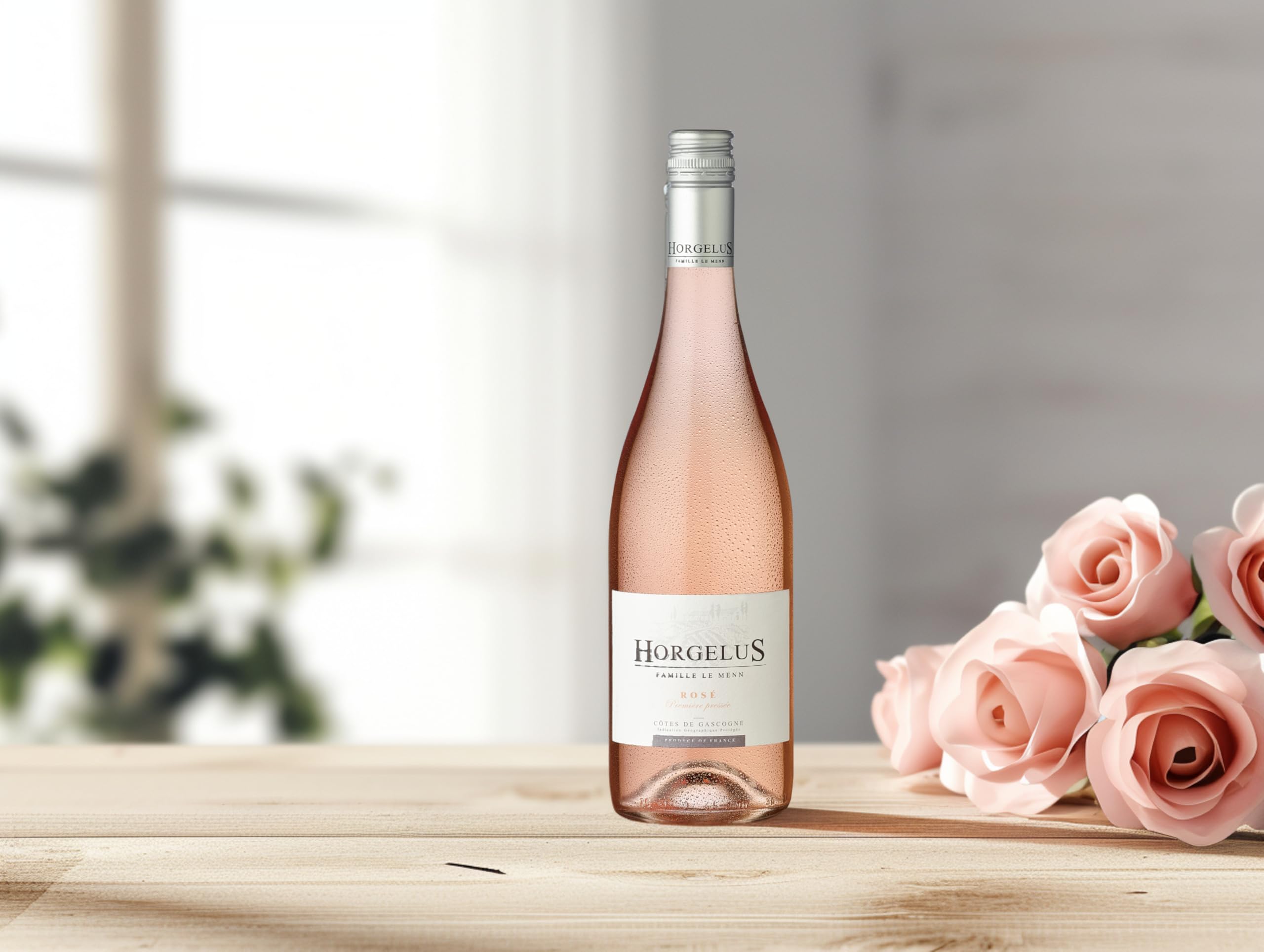Horgelus Rosé Côtes de Gascogne I.G.P. (6x 0,75l) - Eleganter, trockener Roséwein mit Aromen von Erdbeere & Himbeere