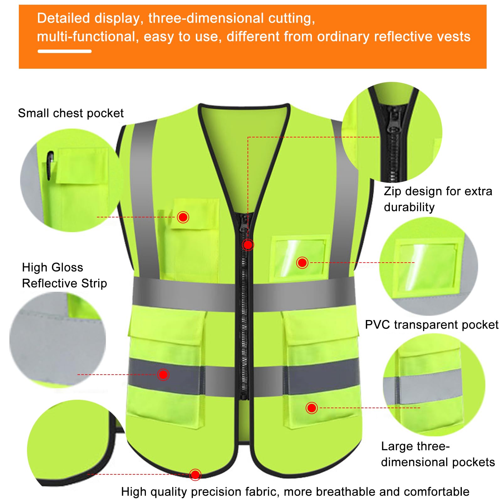 Triangolo E Gilet Per Guasto Stradale Kit Sicurezza Auto: 2 - Foto 10