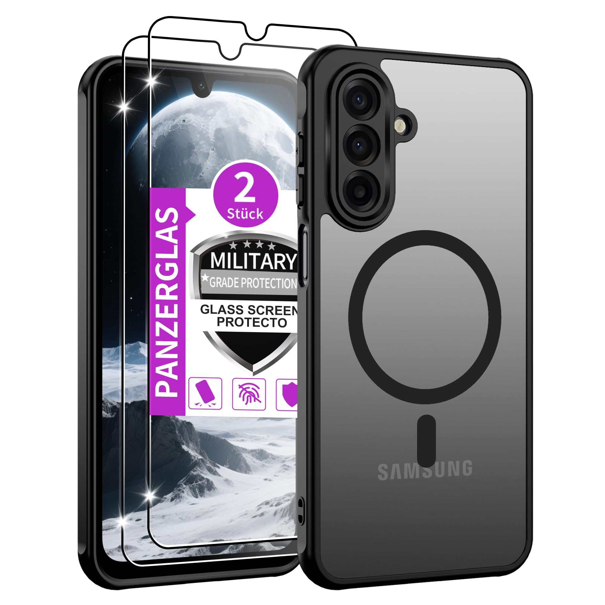 Jshru für Samsung Galaxy A15/A16/A56 5G/A17 /A26/A36/A37/A57 Hülle