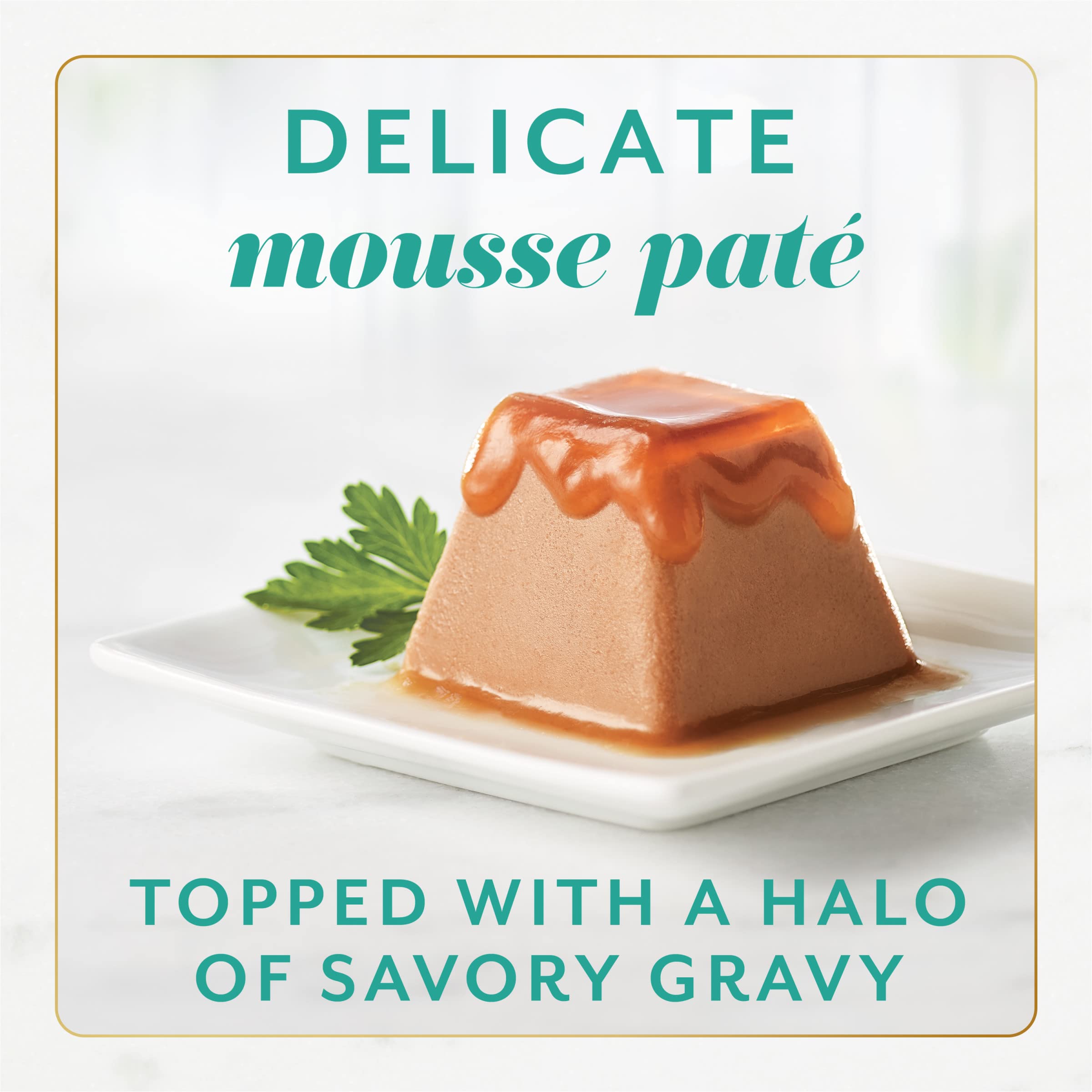 Fancy Feast Gems Pate Cat Food Mousse With Tuna and a Halo of Savory Gravy Cat Food - (Pack of 8) 4 oz. Boxes