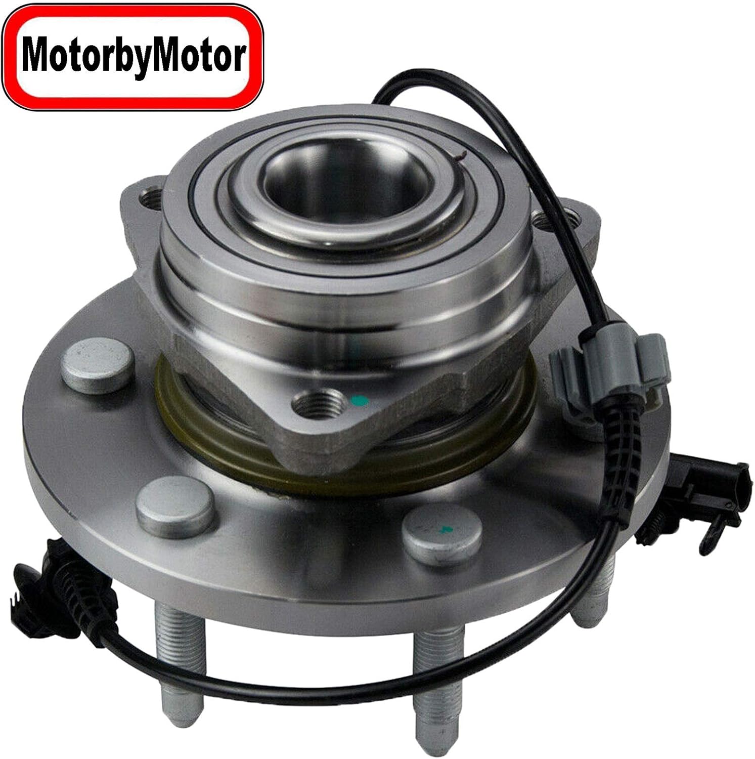 MotorbyMotor 515096 Front Wheel Bearing and Hub Assembly 4WD with ABS 6 Lug for Chevy Silverado Suburban Avalanche 1500 Tahoe, GMC Sierra 1500 Yukon XL, Cadillac Escalade ESV EXT Hub Bearing 4x4 - Image 2