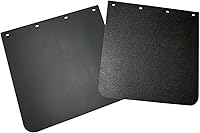 Vista 11 de Pair 24"x3" Angled Reflector Strips Mud Flap Hanger for Semi Truck Trailer Conspicuity Safety Caution Mudflap Hanger Reflector Top Plates with