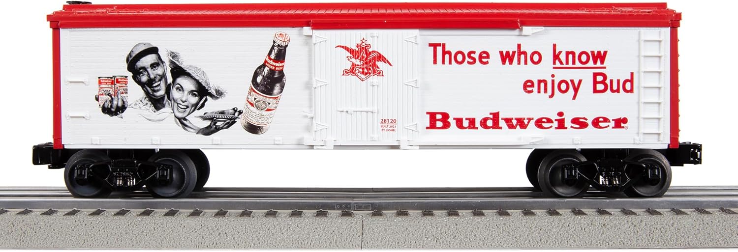 Lionel Anheuser Busch Budweiser Those Who Know O Gauge Model Train Reefer