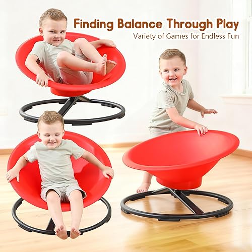 Miniatura 5 de Silla Giratoria para Niños Autistas, Juguetes de Sentarse y Girar para Autismo para Edad 3+, Silla Giratoria Sensorial que Mejora las Habilidades