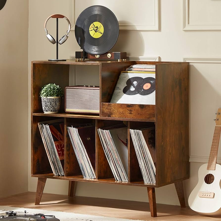 Amazon.com: LELELINKY Large Record Player Stand, Turntable Stand