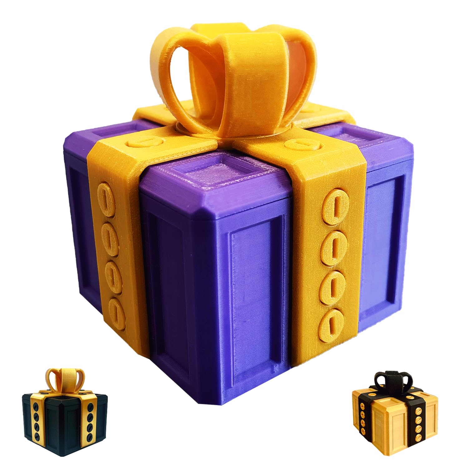 Annoying Gift Box with Screws, Large Prank Gift Box, 3D Printed Really Annoying Gift Boxes, Gift Card Money Cash Puzzle Box for Adults, Funny Fidget