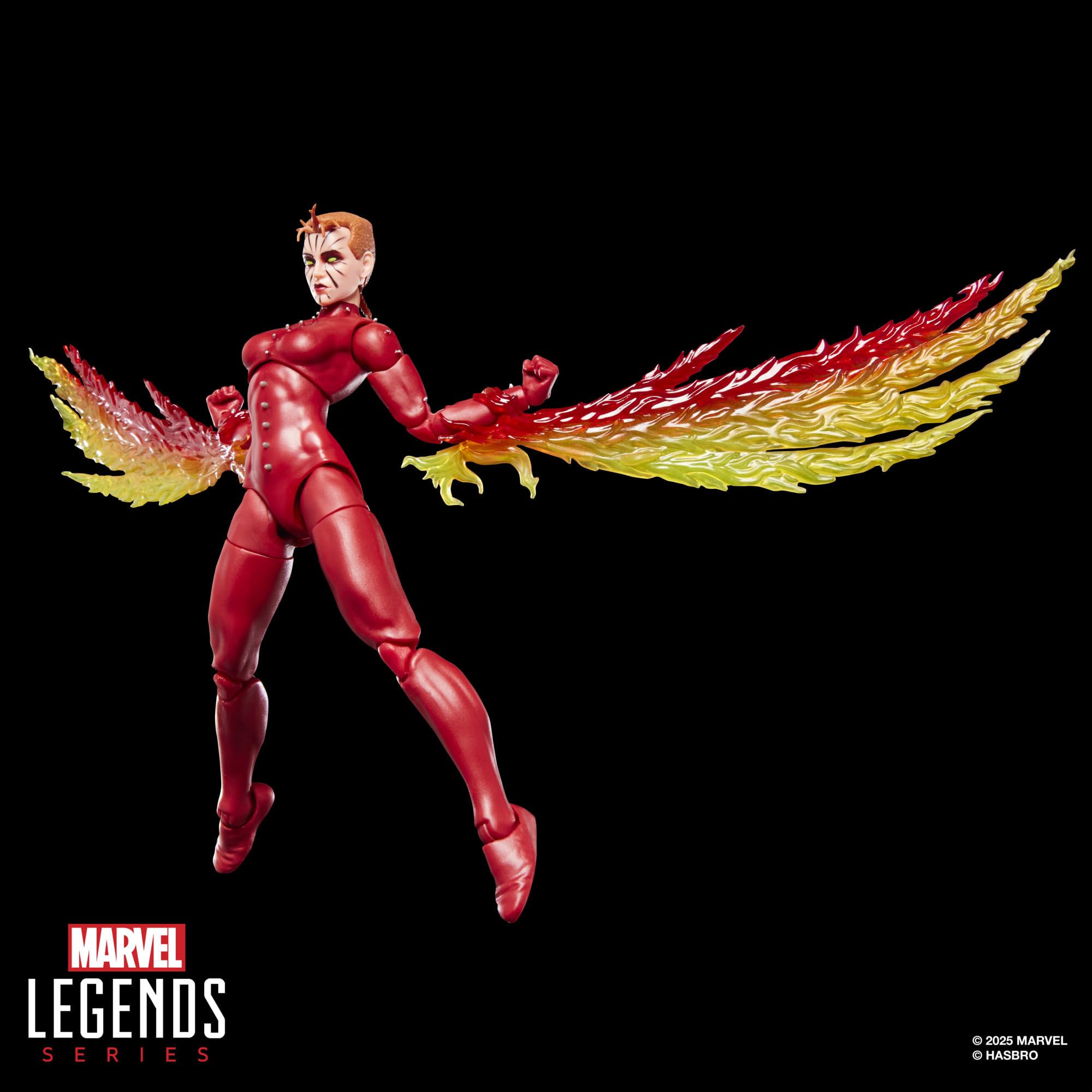 Phoenix (Rachel Summers) z serii Marvel Legends, figurka kolekcjonerska X-Men w skali 15 cm z dużym zabawkowym komiksem, inspirowana komiksem Excalibur nr 1 (1988)
