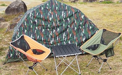 Rigalle Mercury 被らない個性派テント タイガーテント 1人用 ワンタッチテント 幅200㎝Ｘ奥行100㎝Ｘ高さ100㎝【虎迷彩柄】 5枚目