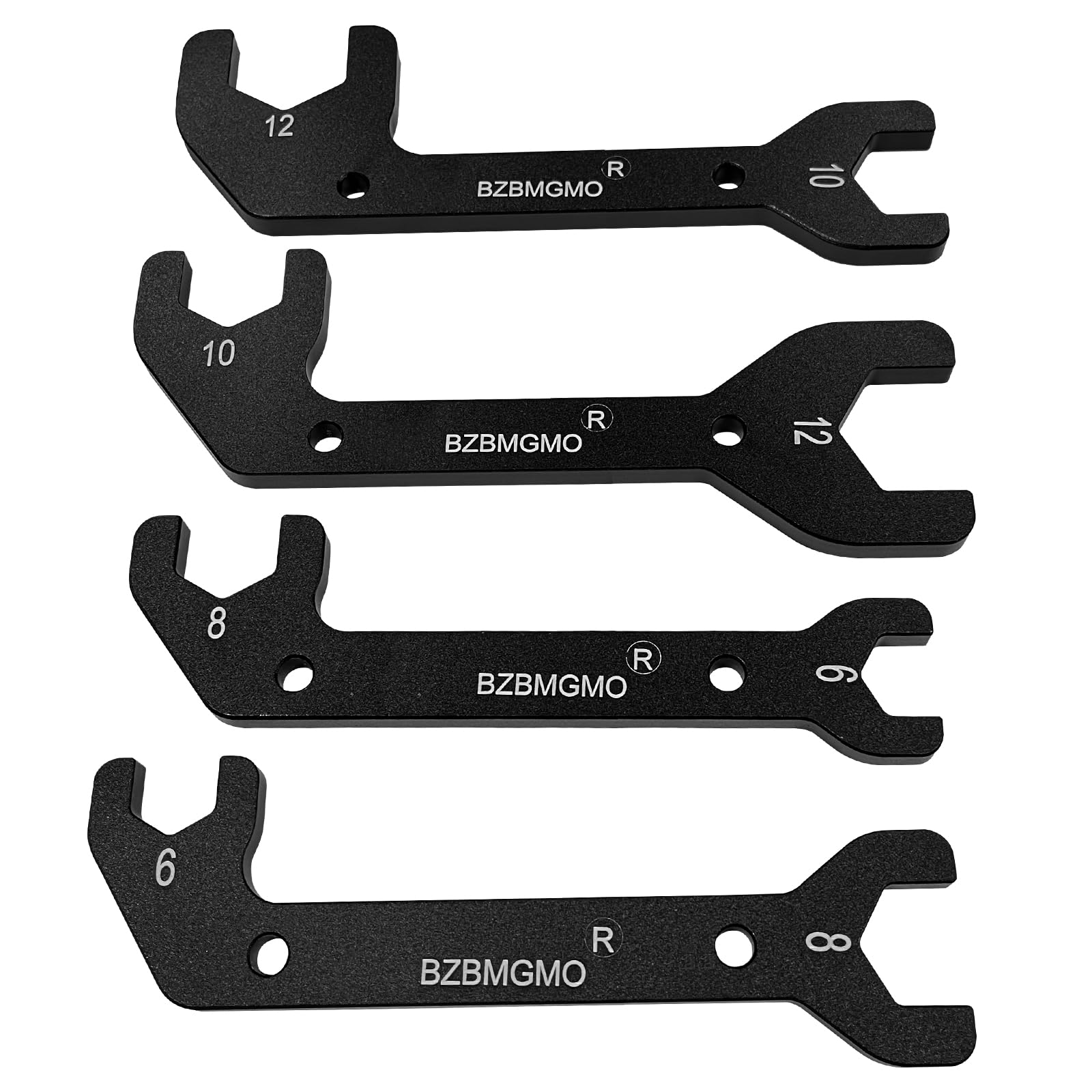 BZBMGMO AN Aluminum Combination Wrench Set 4,AN6 AN8 AN10 AN12