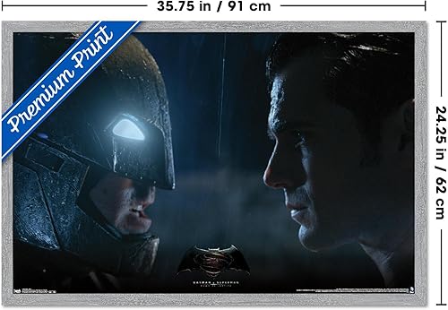 Miniatura 22 de Trends International DC Comics Movie - Póster de pared de Batman v Superman, 22.375 x 34 pulgadas, versión enmarcada en negro Versión con marco negro