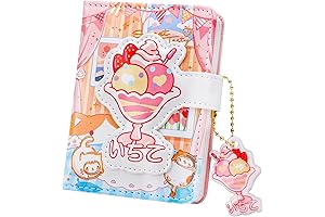 Mini Journal for Women: Kawaii Food Journal, Fitness Planner, and Notepad