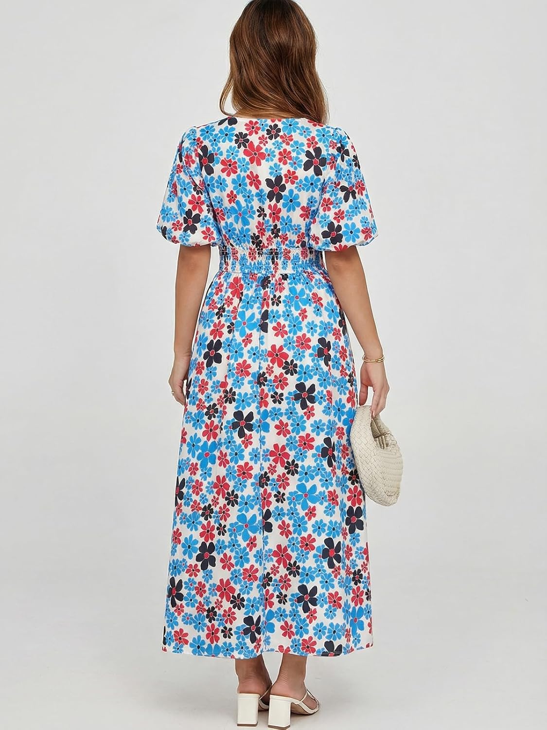 Sissyaki Women's Floral Maxi Dress 2026 Summer Spring Wedding Guest Dress - Image 6