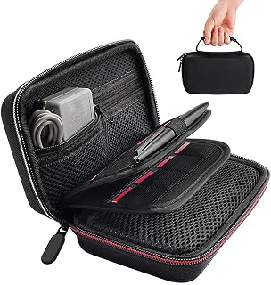 SZAMBIT Saco De Armazenamento Rígido EVA Estojo De Transporte Protetor De Viagem Porta-cartões De Nylon Para 3DSXL NOVO 3DSXL/LL Shell Bag Para NOVO Nintend 2DS LL/XL