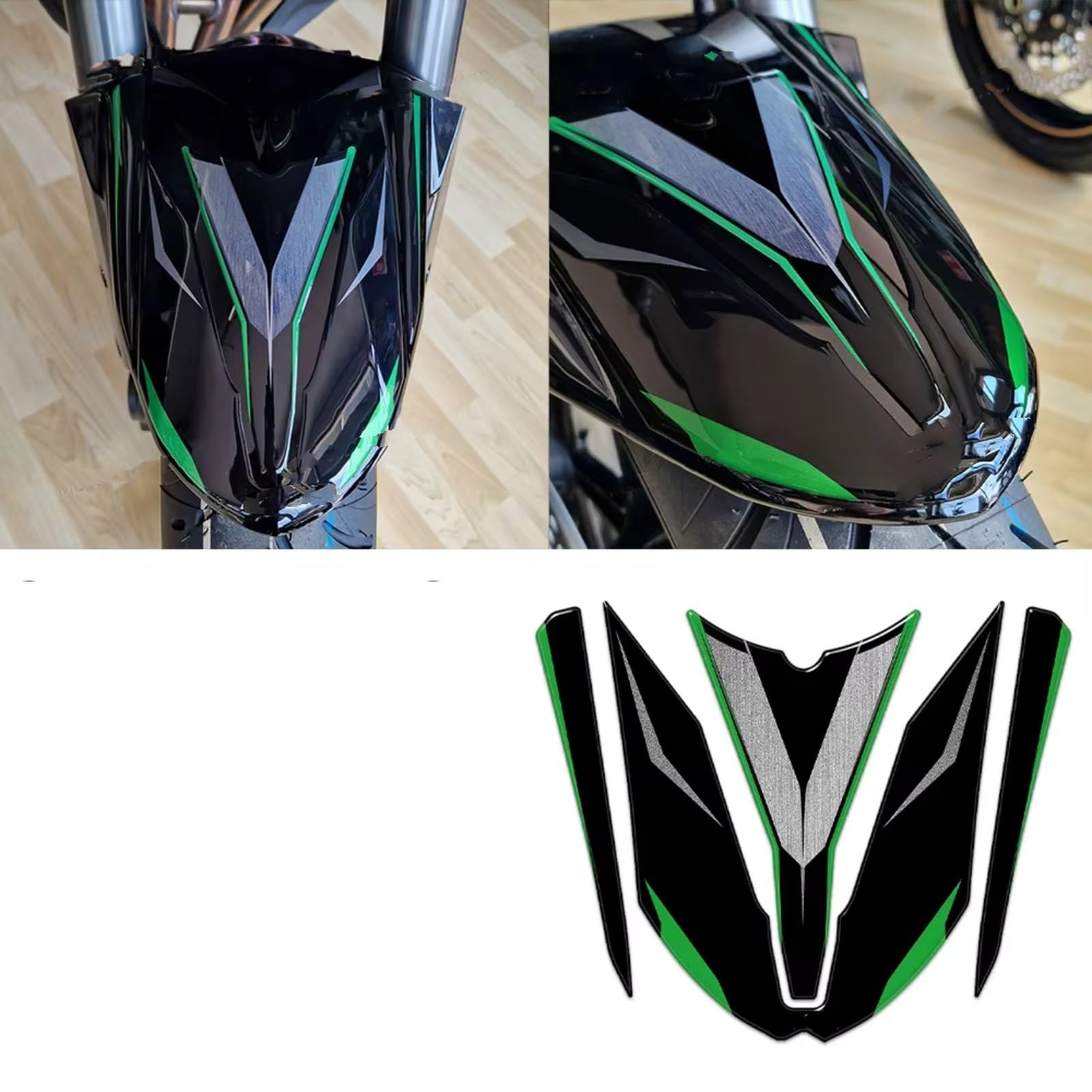 Compatible Avec Pour 1100 2025 Accessoires De Construction Solide Autocollant De Protection Arrière De Moto Brillant