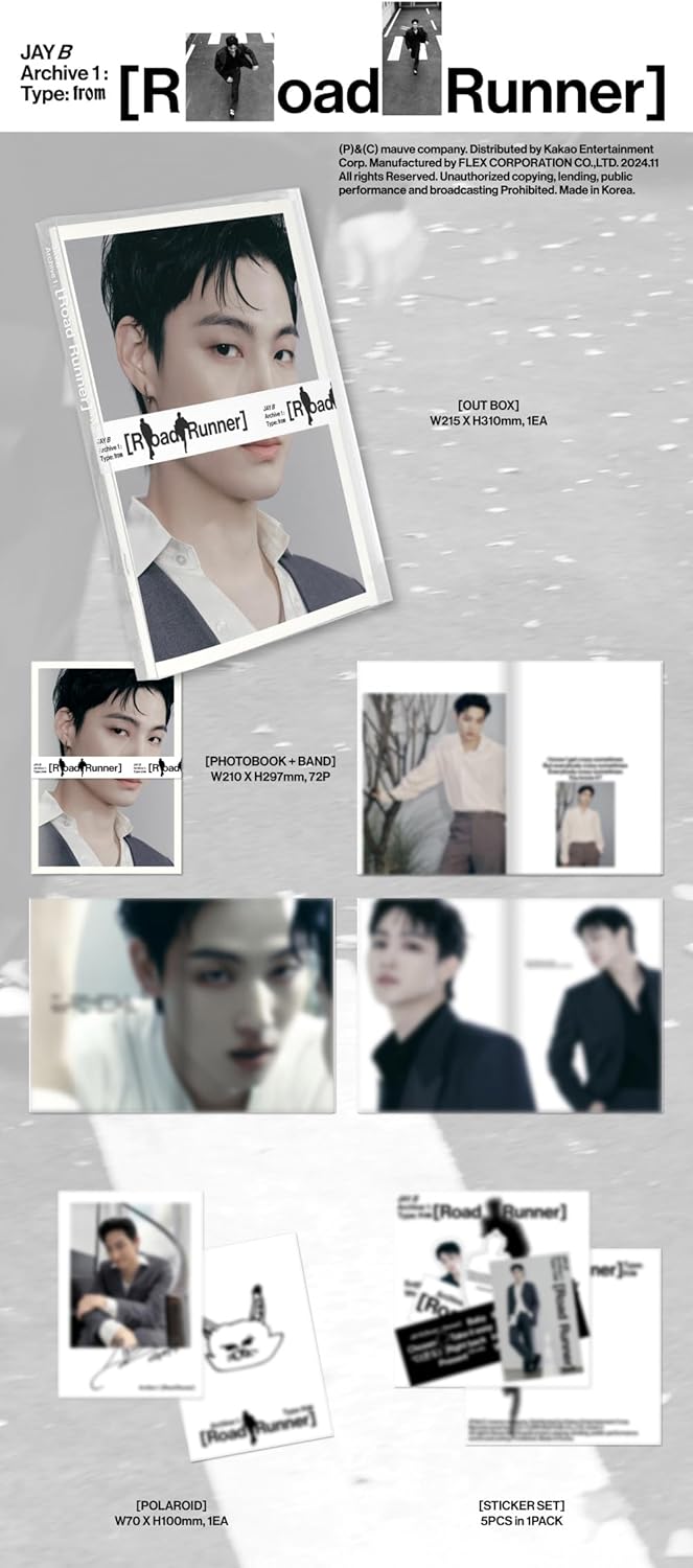 JAY B Archive 1 : Road Runner 1st Album with Tracking Sealed (Set(from+until))