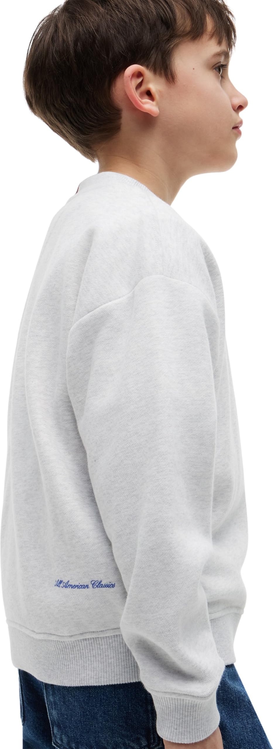 Tommy Hilfiger Outline Flag Graphic Sweatshirt Kb0kb10594 Felpa Pullover Bambini e Ragazzi