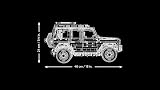 LEGO Technic Mercedes-Benz G 500 PROFESSIONAL Line Building Set, Model Car Kit for Adults to Build, Collectible 4X4 Off-Road Vehicle, Gift for Men, Women, Him or Her 42177 - 9