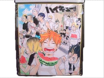 ハイキュー イラスト色紙 夏ver アニメ 萌えグッズ 通販 Amazon