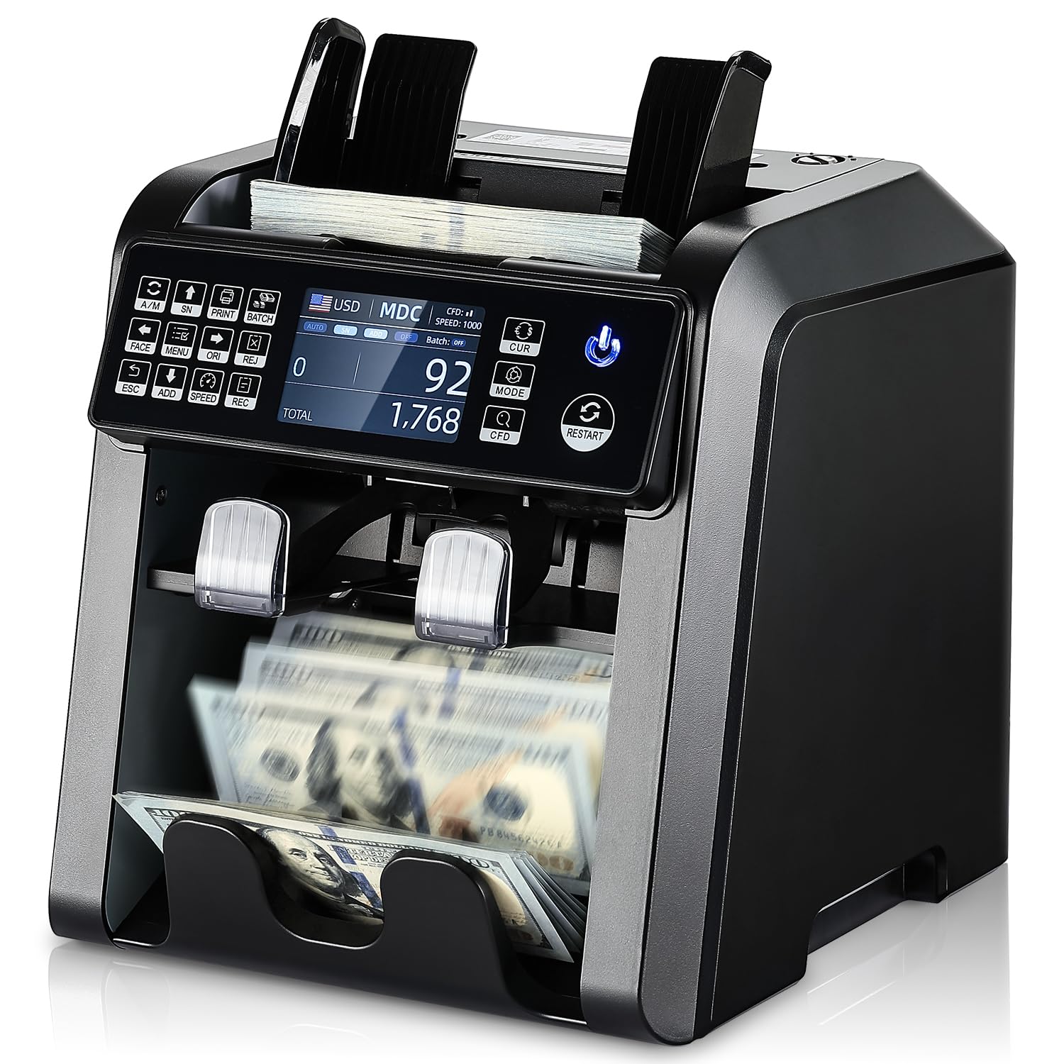 Amazon.com : MUNBYN IMC08 Dual Money Counter Machine Mixed